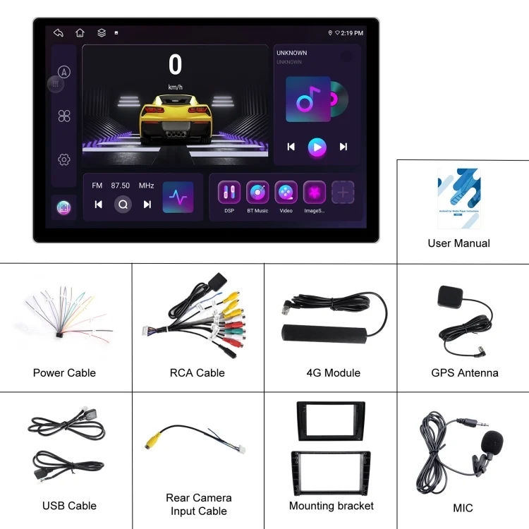 TBD06046915_B17.webp 13.1 inch 4+64G Android Large Screen Navigator With Universal Map APK / Carplay / Reverse Car Image - Image 18