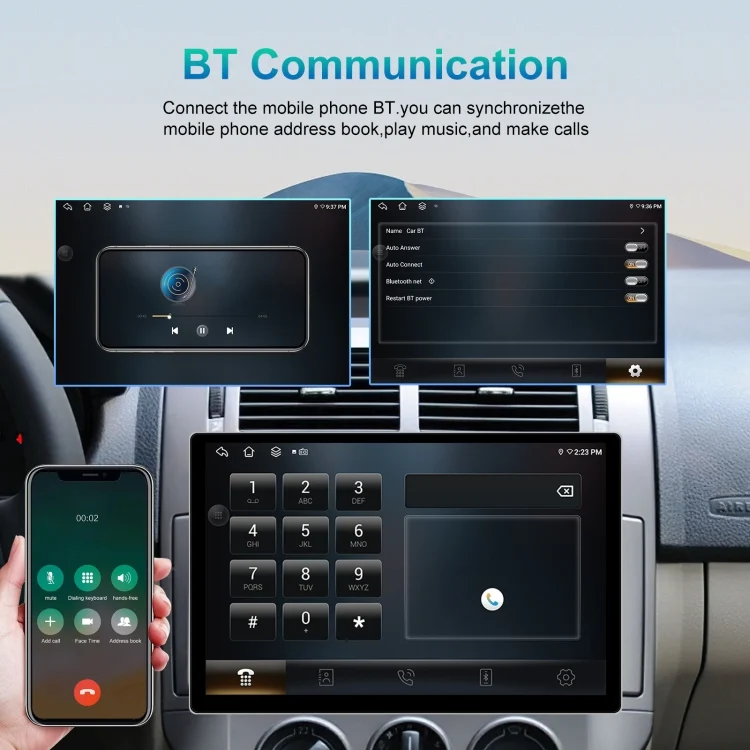 TBD06046915_B3.webp 13.1 inch 4+64G Android Large Screen Navigator With Universal Map APK / Carplay / Reverse Car Image - Image 4