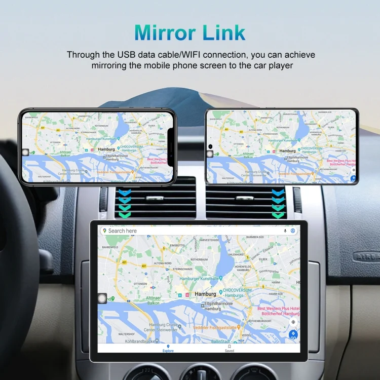 TBD06046915_B5.webp 13.1 inch 4+64G Android Large Screen Navigator With Universal Map APK / Carplay / Reverse Car Image - Image 6