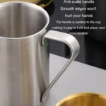 304 Stainless Steel Double Layer Insulated Mug Children Drop-proof Water Cup Coffee Mug - Image 7