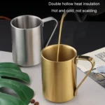 304 Stainless Steel Double Layer Insulated Mug Children Drop-proof Water Cup Coffee Mug - Image 9