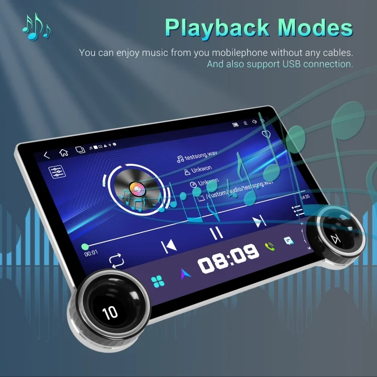 TBD06046922_B10.webp 11.8 Inch 4+64G Dual Knob Player Android Large Screen Navigation Wireless CarPlay Reversing Image - Image 11