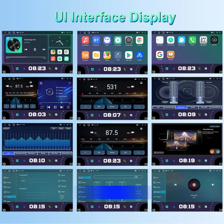 TBD06046922_B11.webp 11.8 Inch 4+64G Dual Knob Player Android Large Screen Navigation Wireless CarPlay Reversing Image - Image 12