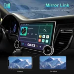11.8 Inch 4+64G Dual Knob Player Android Large Screen Navigation Wireless CarPlay Reversing Image - Image 4