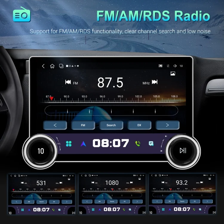 TBD06046922_B4.webp 11.8 Inch 4+64G Dual Knob Player Android Large Screen Navigation Wireless CarPlay Reversing Image - Image 5
