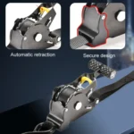 Auto Retract Tensioner Automobile And Motorcycle Cargo Fixing Straps - Image 8