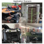 Motorcycle Ratchet Tensioner Cargo Bundling And Luggage Fixing Straps - Image 8