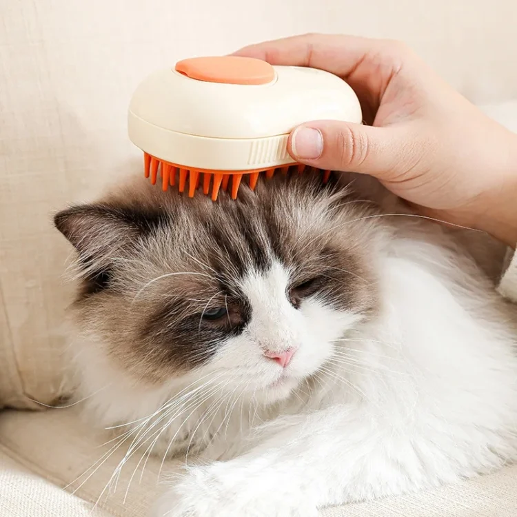TBD06046947_B6.webp Pet Spray Steamy Brush Cat Dog Grooming Massage Comb - Image 7