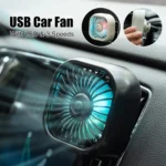 F11 Car USB Colorful Gradient Light Cooling Fan Automotive Interior - Image 6