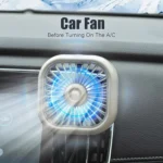 F11 Car USB Colorful Gradient Light Cooling Fan Automotive Interior - Image 9
