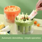 Homemade Popsicle Molds 8 Grid Ice Popsicle Maker With Ice Storage Bin - Image 6