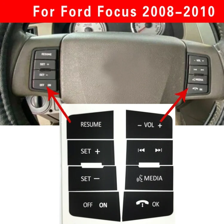 TBD06046990_3.webp For Ford Focus 2008-2010 Steering Wheel Control Button Repair Patch - Image 4