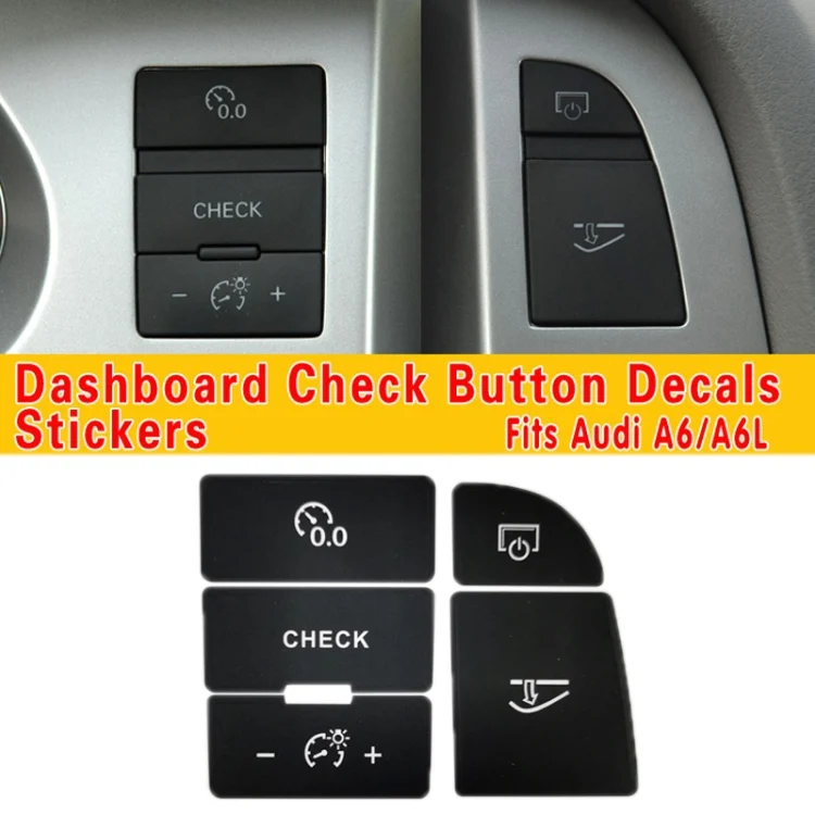 TBD06046995_B3.webp For Audi A6/A6L 2005-2011 Central Control Button Repair Sticker - Image 4