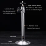 Hanging Stainless Steel Camera Bracket 360 Degree Adjustable Universal Surveillance Mounting Holder - Image 4