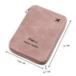 RFID Anti-theft Large Capacity Zipper Passport Bag Multifunctional Travel Document Storage Bag - Image 3