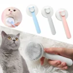 Pet Self-cleaning De-fluffing Needle Comb For Cats Cleaning Grooming Hair Removal Comb - Image 2