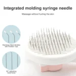 Pet Self-cleaning De-fluffing Needle Comb For Cats Cleaning Grooming Hair Removal Comb - Image 3