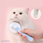 Pet Self-cleaning De-fluffing Needle Comb For Cats Cleaning Grooming Hair Removal Comb - Image 7