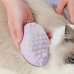 Dog Cleaning Supply Fillable Shower Gel Type Cats Dog Massage Bathing Brush - Image 2