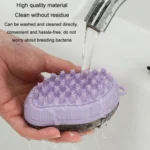 Dog Cleaning Supply Fillable Shower Gel Type Cats Dog Massage Bathing Brush - Image 12