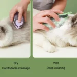 Dog Cleaning Supply Fillable Shower Gel Type Cats Dog Massage Bathing Brush - Image 15