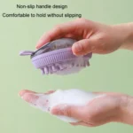 Dog Cleaning Supply Fillable Shower Gel Type Cats Dog Massage Bathing Brush - Image 7