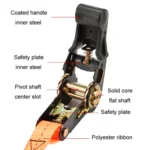 Motorcycle Ratchet Tensioner Cargo Bundling And Luggage Fixing Straps - Image 3