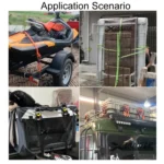 Motorcycle Ratchet Tensioner Cargo Bundling And Luggage Fixing Straps - Image 9