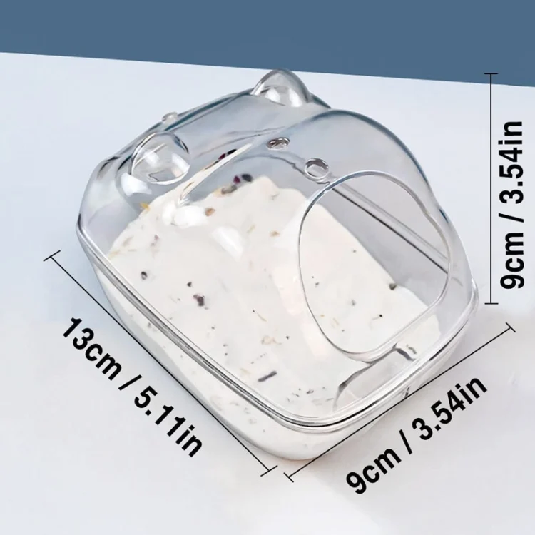 TBD0604702901_1.webp Hamster Bathroom Toilet Dual Purpose Nest Splash-proof Small Animals Golden Bear Bathtub - Image 6
