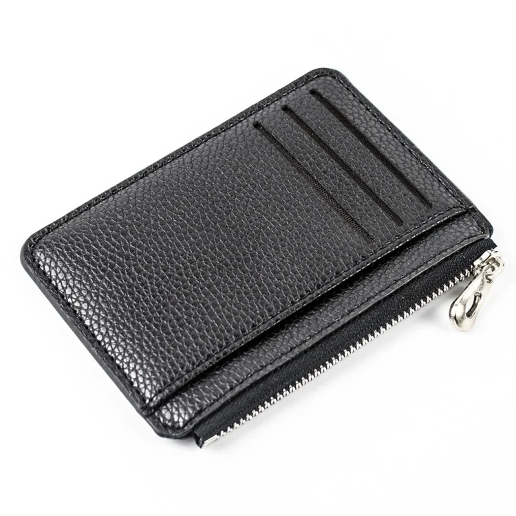 Multi-card Slot Zipper Card Holder Large Capacity Ultra-thin Coin Purse