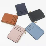 Multi-card Slot Zipper Card Holder Large Capacity Ultra-thin Coin Purse - Image 2
