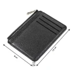 Multi-card Slot Zipper Card Holder Large Capacity Ultra-thin Coin Purse - Image 3