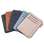 Multi-card Slot Zipper Card Holder Large Capacity Ultra-thin Coin Purse - Image 6