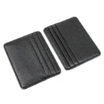 Lychee Pattern Multi-Card Slot Mini Card Holder Ultra-thin Coin Purse - Image 6