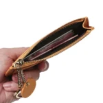 Leisure Ultra-thin Ladies Coin Purse Zippered Mini Wallet - Image 4