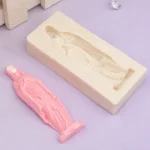 Virgin Mary Fondant Silicone Cake Molds DIY Chocolate Clay Mold Pastry Baking Tool - Image 4
