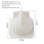 Swirl Mousse Cake Mold Chocolate Baking French Dessert Onion Shape Silicone Mold - Image 7