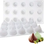 Swirl Mousse Cake Mold Chocolate Baking French Dessert Onion Shape Silicone Mold - Image 5