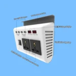 DC 12V To AC 220V Car Inverter Dual Socket 4USB - Image 4