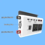 DC 12V To AC 220V Car Inverter Dual Socket 4USB - Image 5