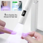 Rechargeable Mini UV Led Lamp for Nails Gel Dry With 360 Degree Rotating Stand - Image 4