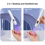 Rechargeable Mini UV Led Lamp for Nails Gel Dry With 360 Degree Rotating Stand - Image 5