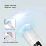 Rechargeable Mini UV Led Lamp for Nails Gel Dry With 360 Degree Rotating Stand - Image 7