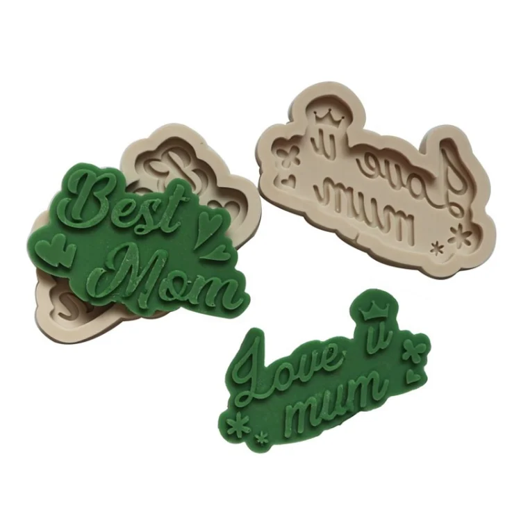 TBD06047061_B3.webp Mother Day Fondant Chocolate Silicone Mold Cake Decoration Baking Love Mother Word Mold - Image 4