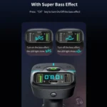 Car Bluetooth MP3 Player Ambient Light Charger - Image 12