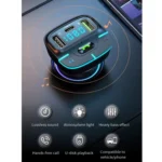 Car Bluetooth MP3 Player Ambient Light Charger - Image 5