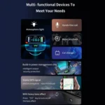 Car Bluetooth MP3 Player Ambient Light Charger - Image 7