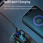 Car Bluetooth MP3 Player Ambient Light Charger - Image 10