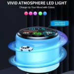 48W PD Fast Charging Car Bluetooth MP3 Player Ambient Light - Image 5