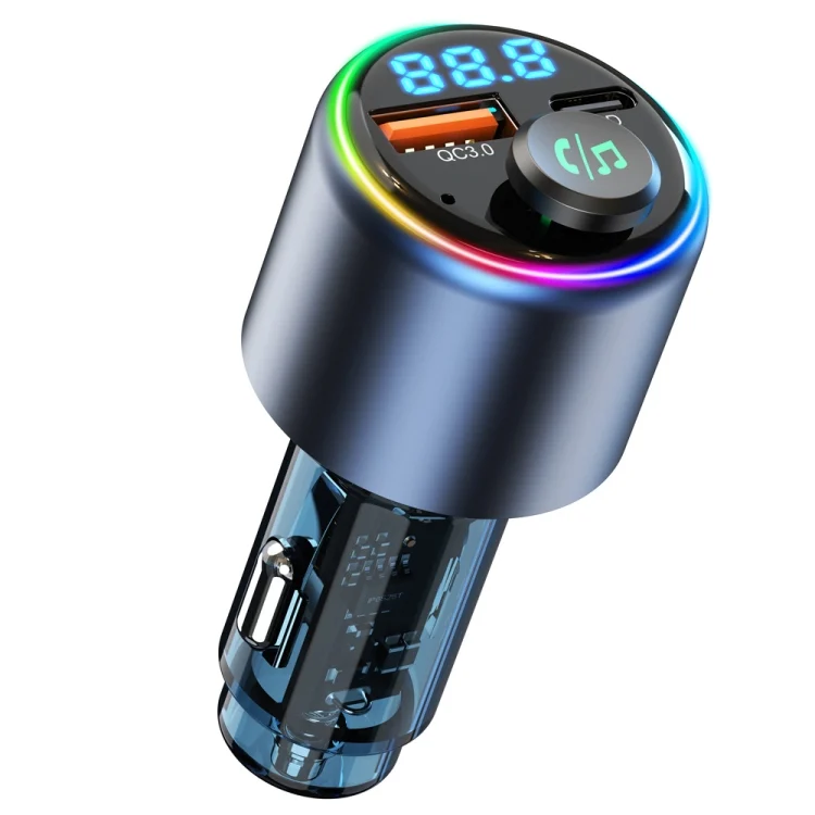 48W Car Bluetooth MP3 Player with Fast Charging